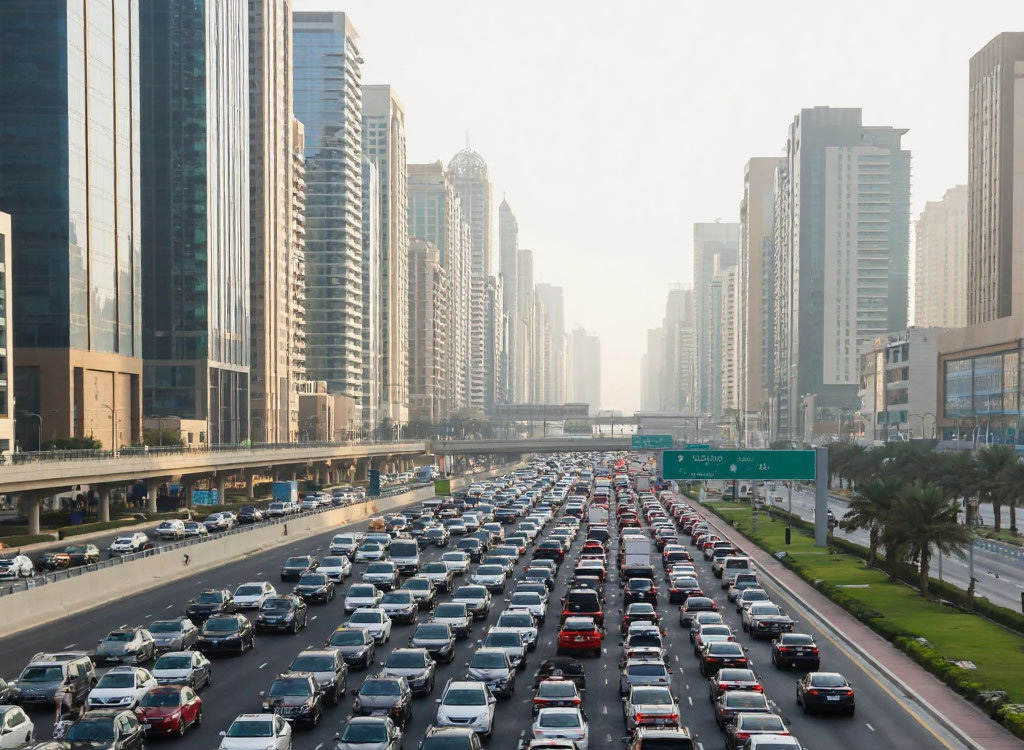 Пробки меняют рынок жилья в ОАЭ