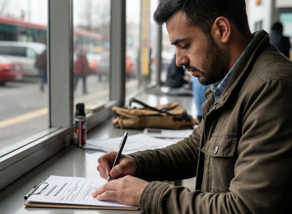 Миграционная карта для иностранцев въезжающих в Россию