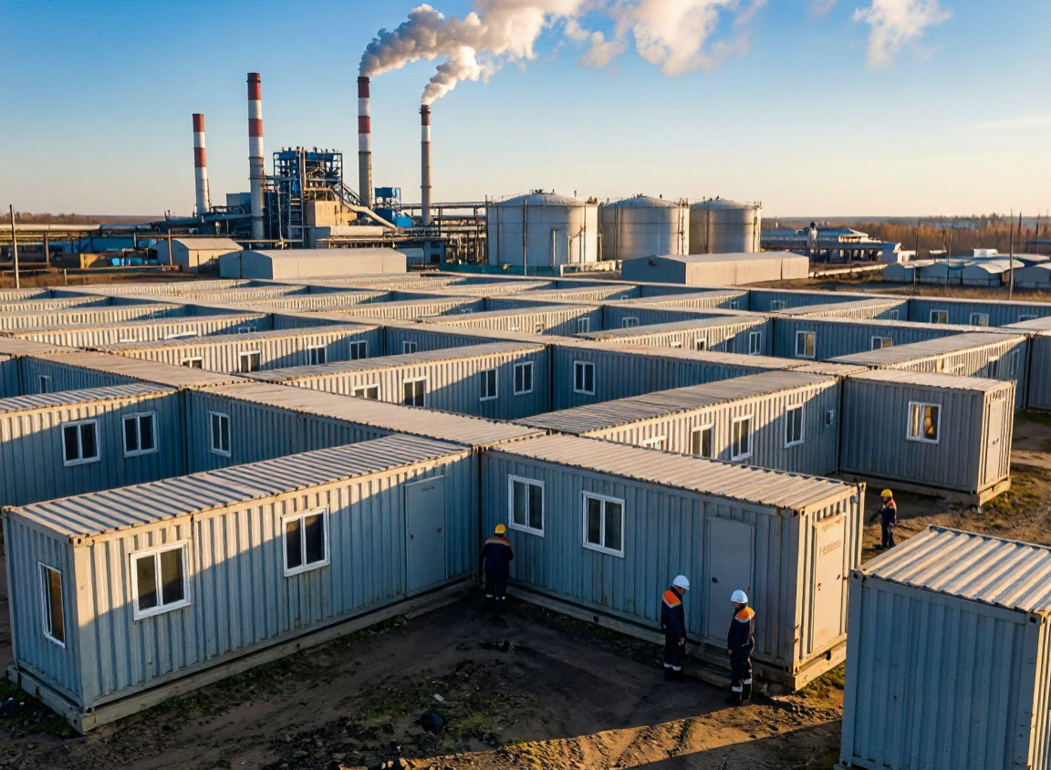 Около тысячи мигрантов проверили в стройгородках Усть‑Луги