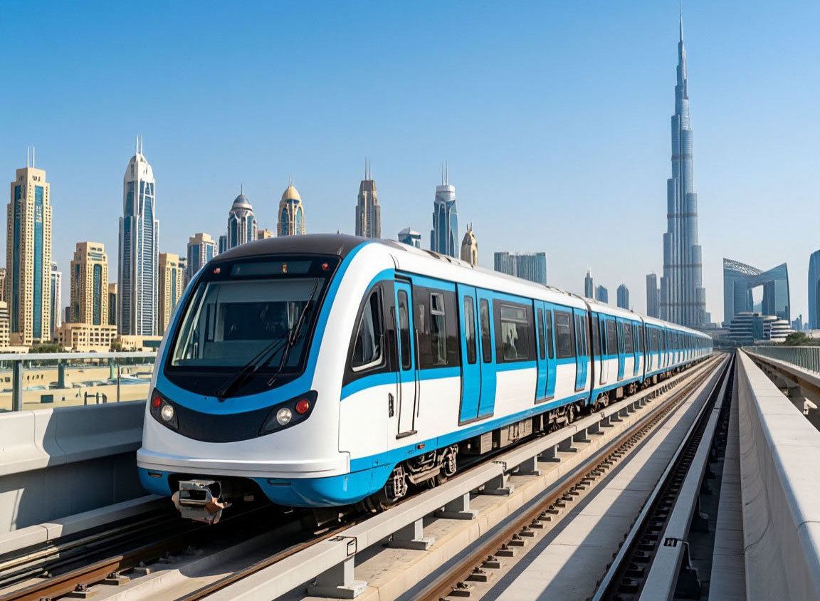 Новые линии метро появятся в Дубае к 2032 году